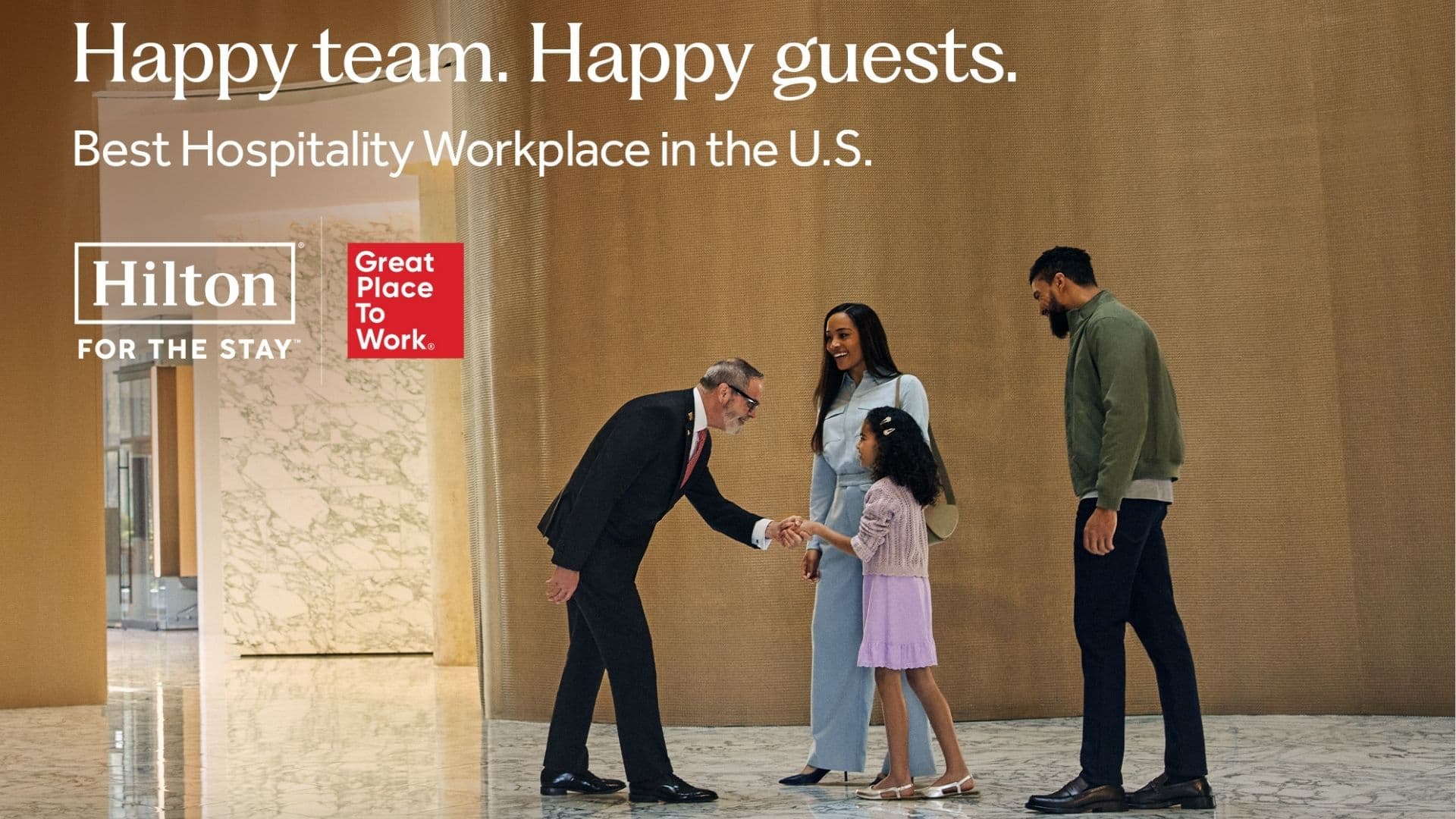 Hilton Named Top Hospitality Company to Work For in the U.S. by Great Place to Work and Fortune